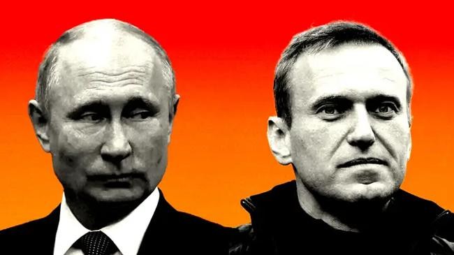 putin and navalny