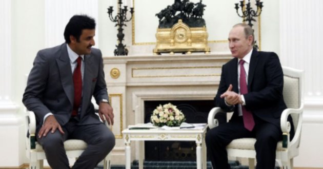 putin and qatar amir