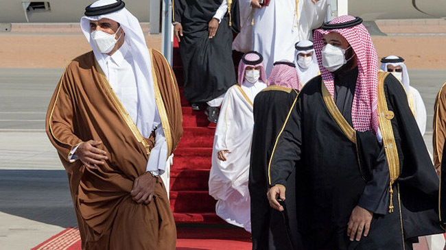 qatar amir and saudi prince