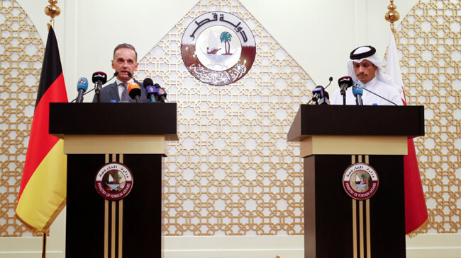 qatar and german foreign minister