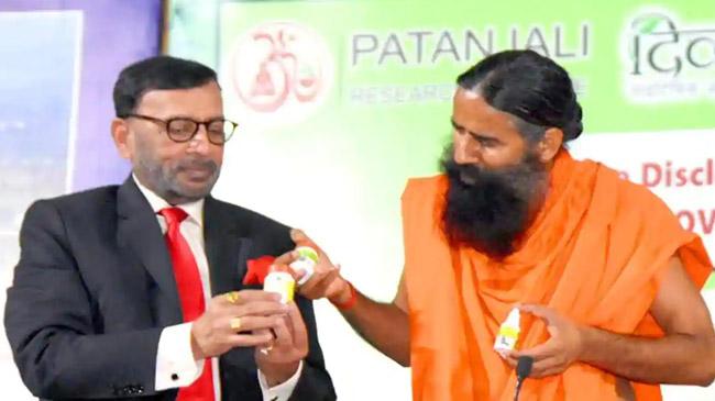 ramdev india coronil fined