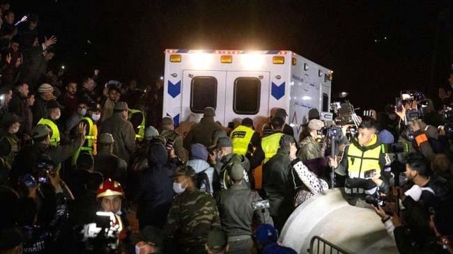 rayan was taken away by ambulance