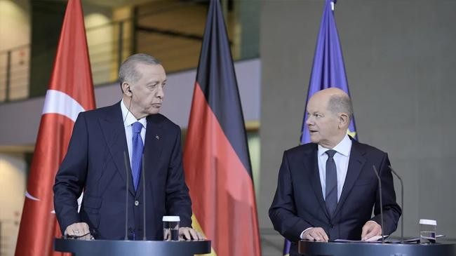 recep tayyip erdogan and olaf scholz