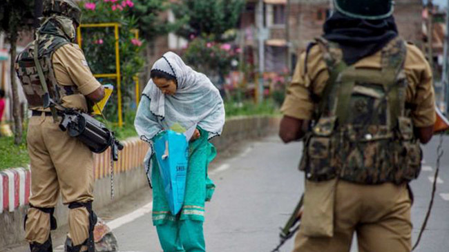 relatives of kashmiri patient