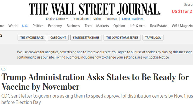 report wall street journal