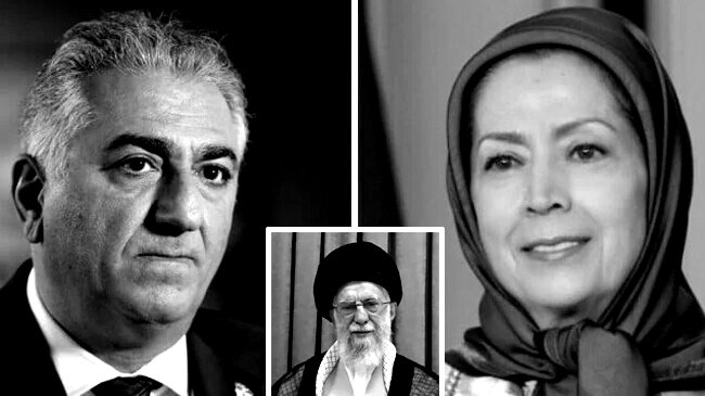 reza pahlavi maryam rajavi and ayatollah ali khamenei