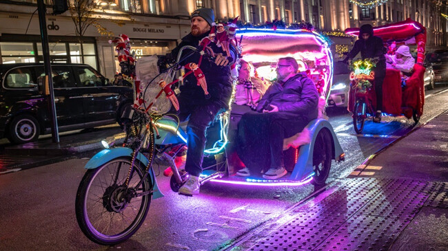 rickshaw in london