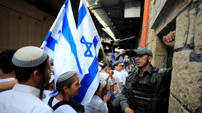right wing jews procession al quds home