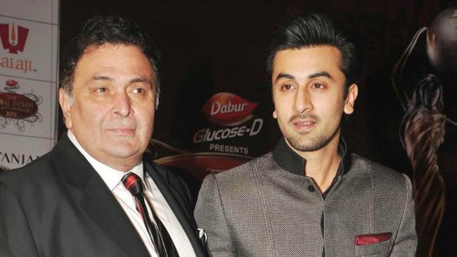 rishi kapoor and ranbir kapoor