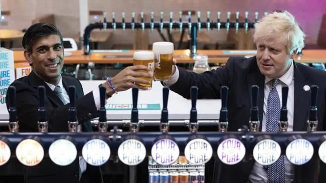 rishi sunak and boris johnson