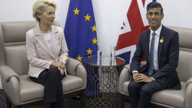 rishi sunak and ursula von der leyen