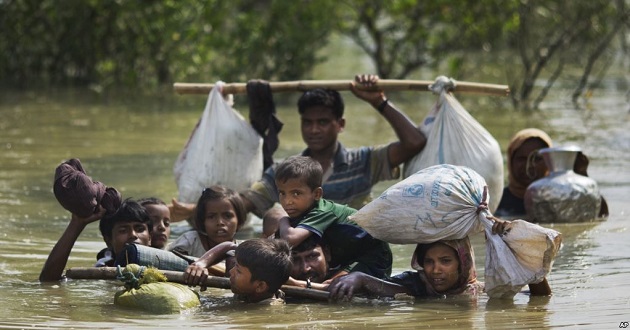 rohinga crossing naf river