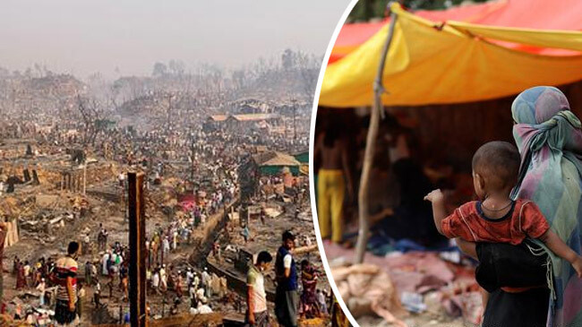 rohingya camp in delhi 1