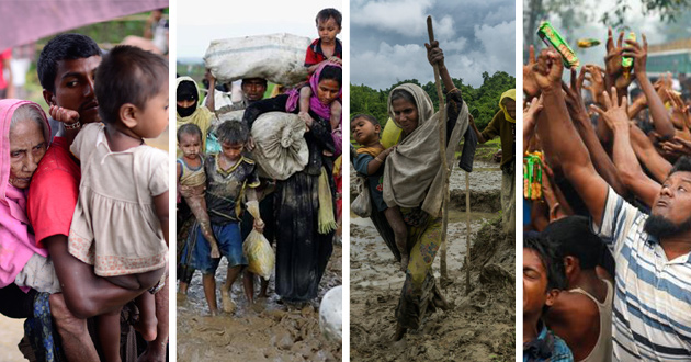 rohingya fleeing from maymanmar