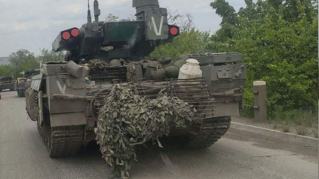 russia armoured convoy tlsd