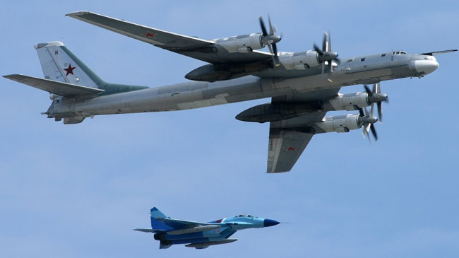 russia china air drills