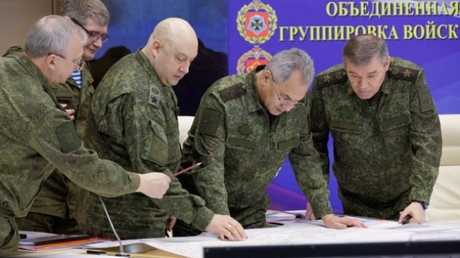 russia shoigu gerasimov surovikin