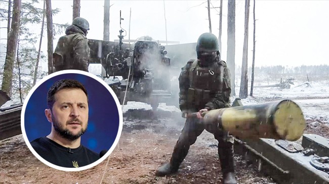 russia troops and volodymyr zelensky