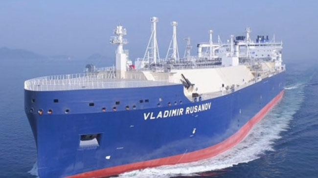 russian cargo gas ship