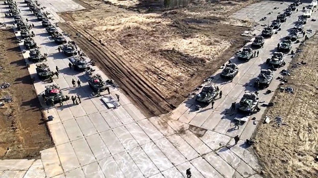 russian drill crimea