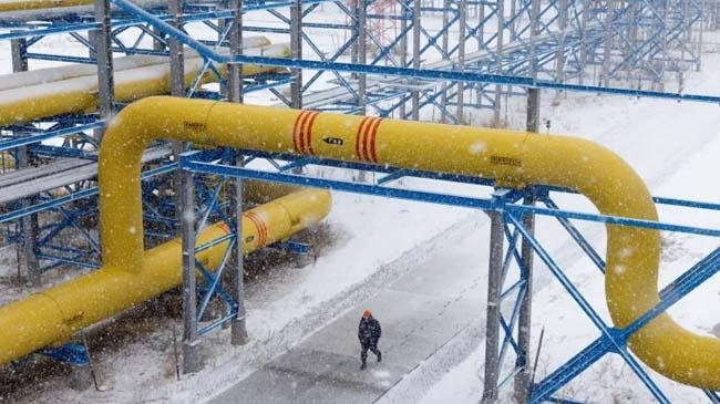 russian gas line