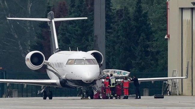 russian leader arrived in germany