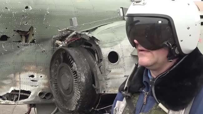 russian pilot lands su 25