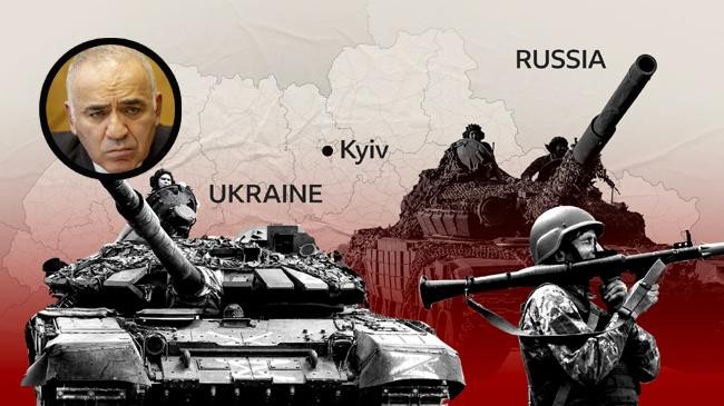 russian ukraine war and kasparov