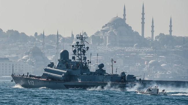 russian warships turkey bosphorus strait