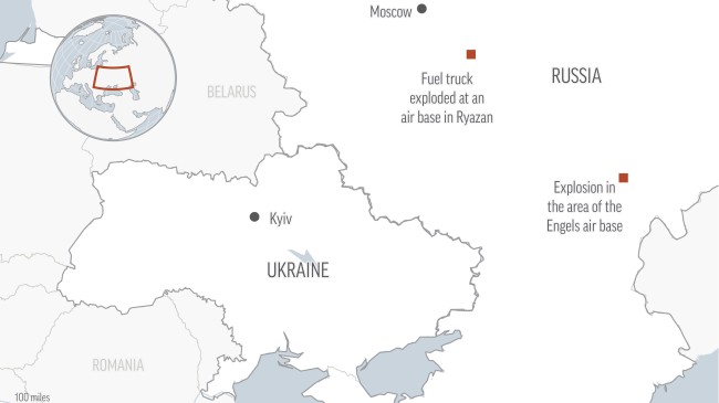 russia blast airfield