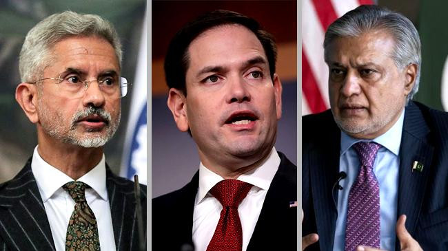 s jaishankar mark rubio and ishaq dar