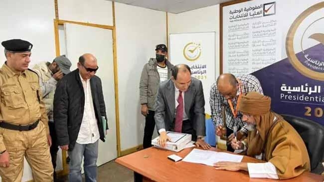 saif gaddafi eliection