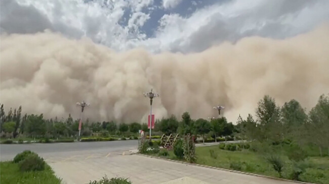 sandstorm in china