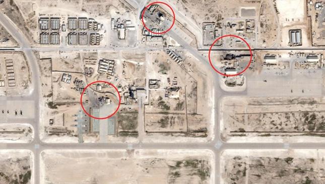 satellite images show base damage02