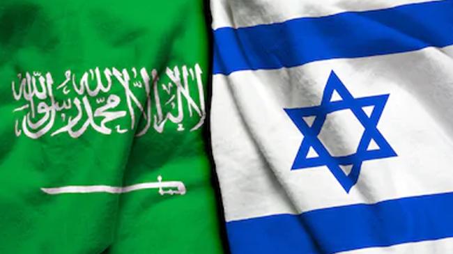 saudi arabiya and israeli flag
