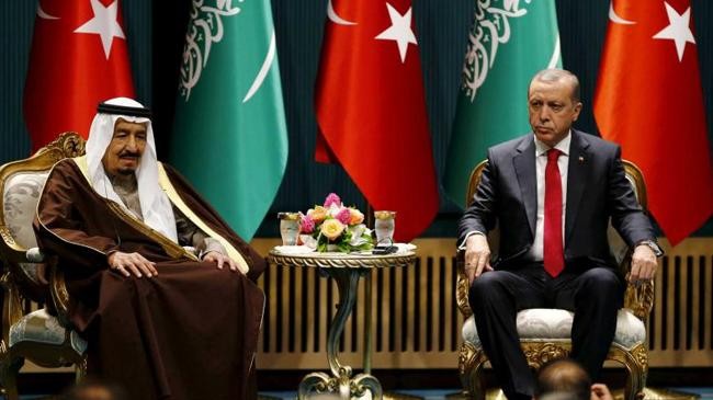 saudi king and erdogan