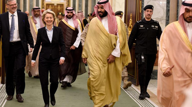 saudi prince with delegate