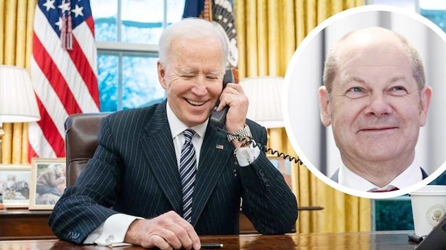 scholz biden