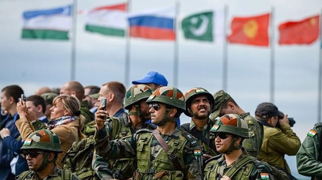 sco military exercise