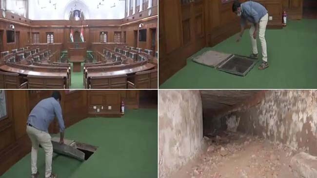 secret tunnel found under assembly building