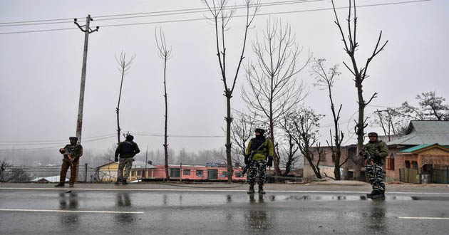 security in indian kashmir