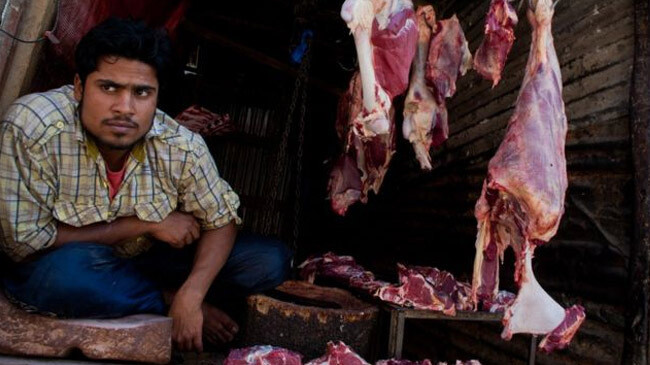 selling beef in assam