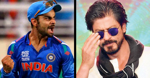 shah rukh khan and virat kohli