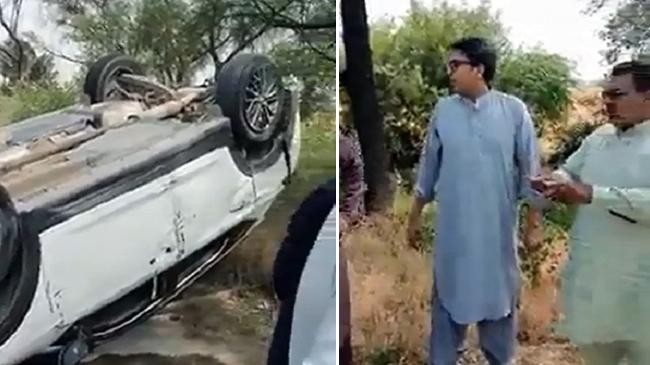 shahbaz gill and his car