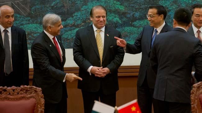 shahbaz sharif and nawaz sharif in china visit