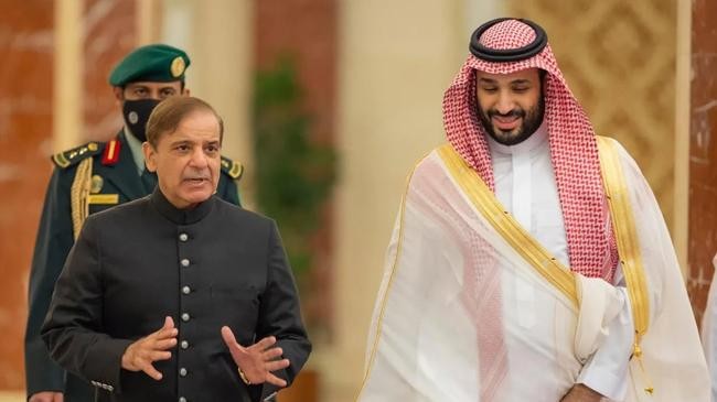 shahbaz sharif and prince mohammed bin salman