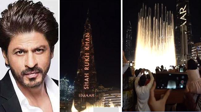 shahrukh in burj khalifa