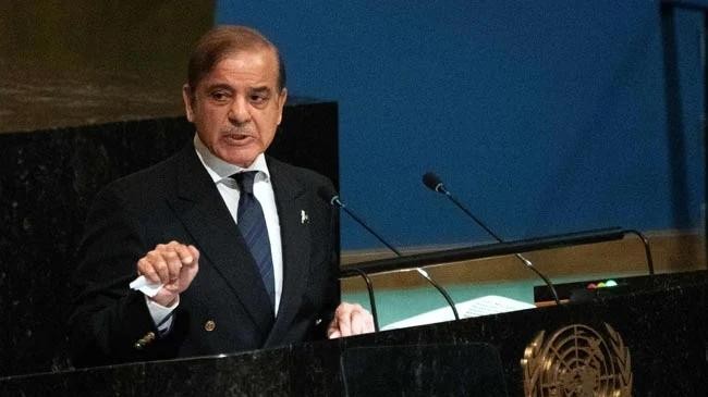 shehbaz sharif addresses the 77th session of the united nations general assembly
