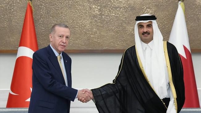 sheikh tamim bin hamad al thani and recep tayyip erdogan