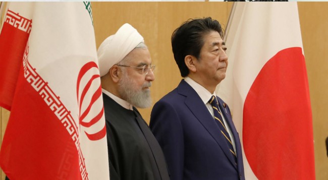 shinzo abe conflict with iran will destroy world peace